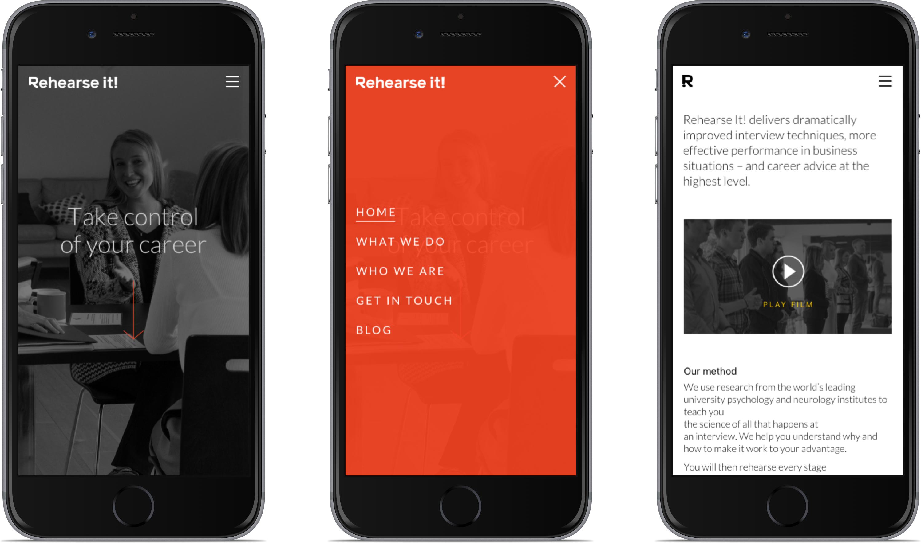 Rehearse It! mobile screenshots